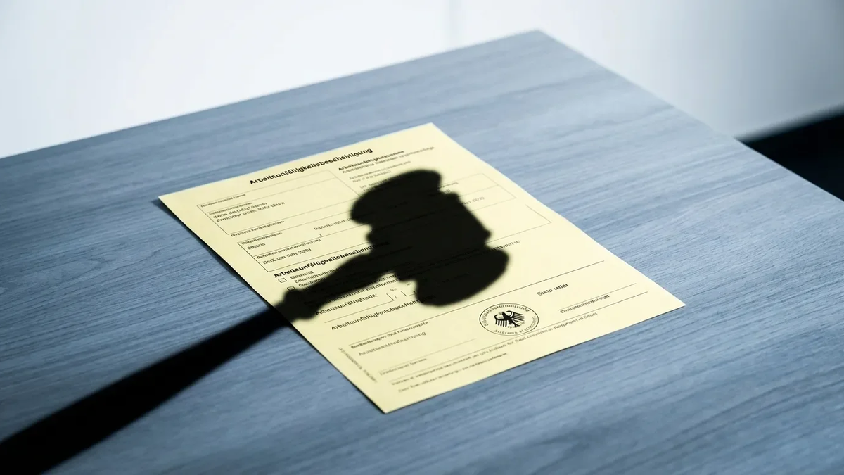 Arbeitsunfähigkeitsbescheinigung: Gelber Schein verliert seine Unantastbarkeit - Foto: über boerse-global.de