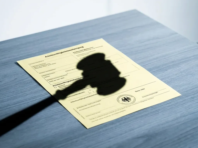 Arbeitsunfähigkeitsbescheinigung: Gelber Schein verliert seine Unantastbarkeit - Foto: über boerse-global.de