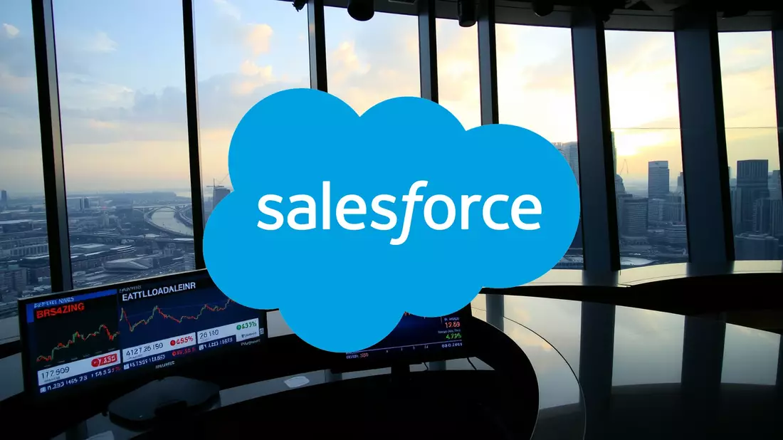 Salesforce enfrenta un inicio de año volátil en los mercados Illustration mit AI erstellt übermittelt durch boerse-global.de