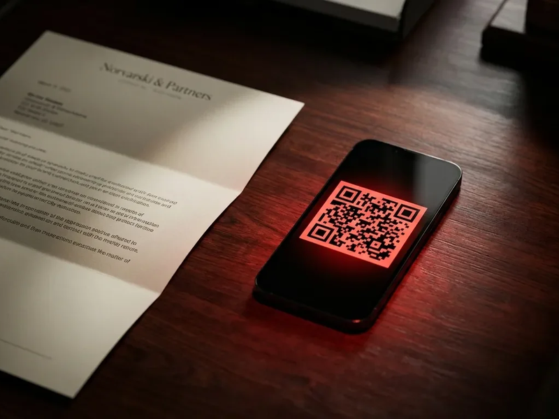 Norvarski-Betrüger schicken gefälschte Anwaltsbriefe mit QR-Codes - Foto: über boerse-global.de
