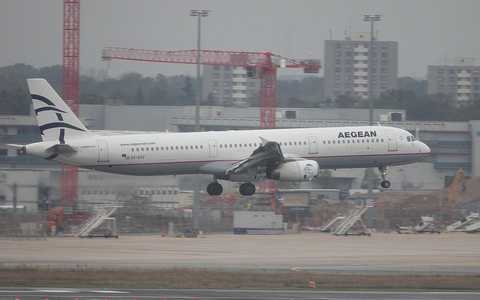 Flugzeug der Aegean Airlines (Archiv) - Foto: via dts Nachrichtenagentur