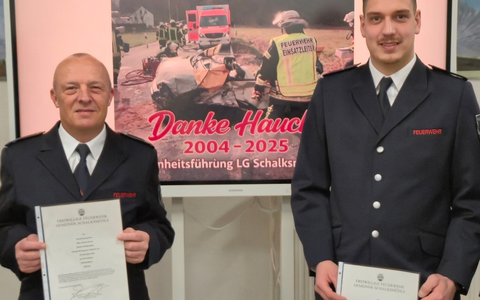 FW Schalksmühle: Neues Jahr, neuer Löschgruppenführer - Foto: presseportal.de