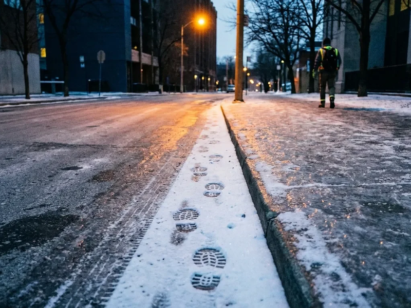 Glatteis-Alarm: Balance-Übung „Liniengang“ als Sturzschutz - Foto: über boerse-global.de