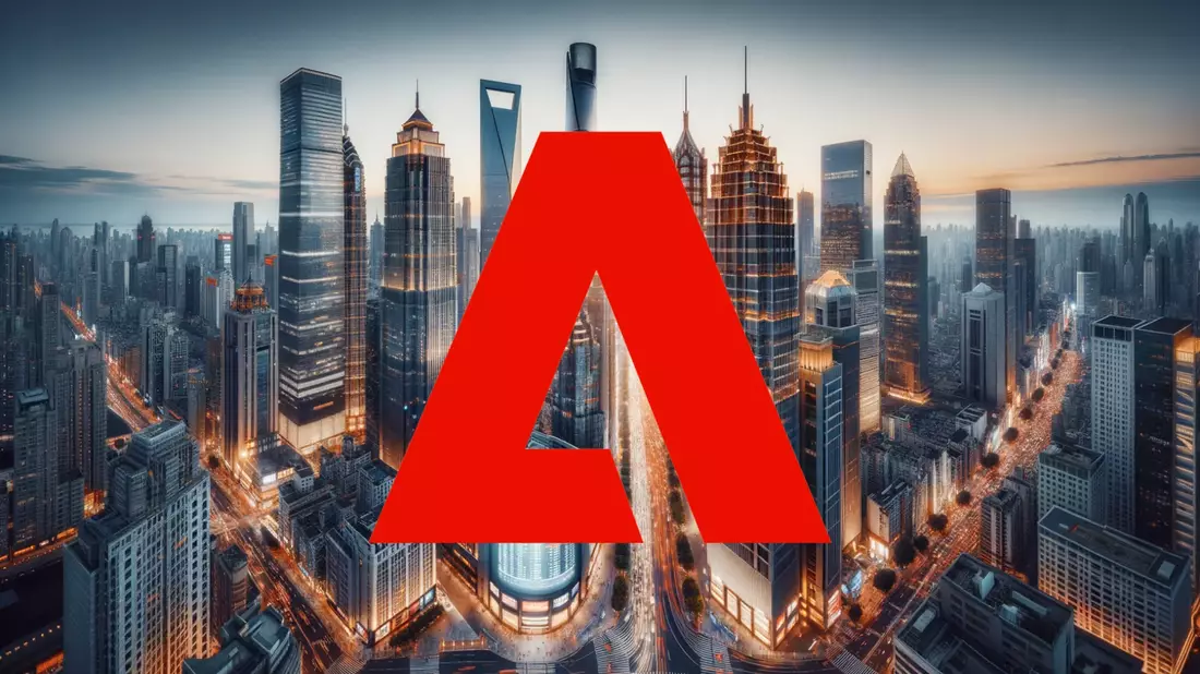 Adobe Shares Slide Despite Impressive Quarterly Performance Illustration mit AI erstellt übermittelt durch boerse-global.de
