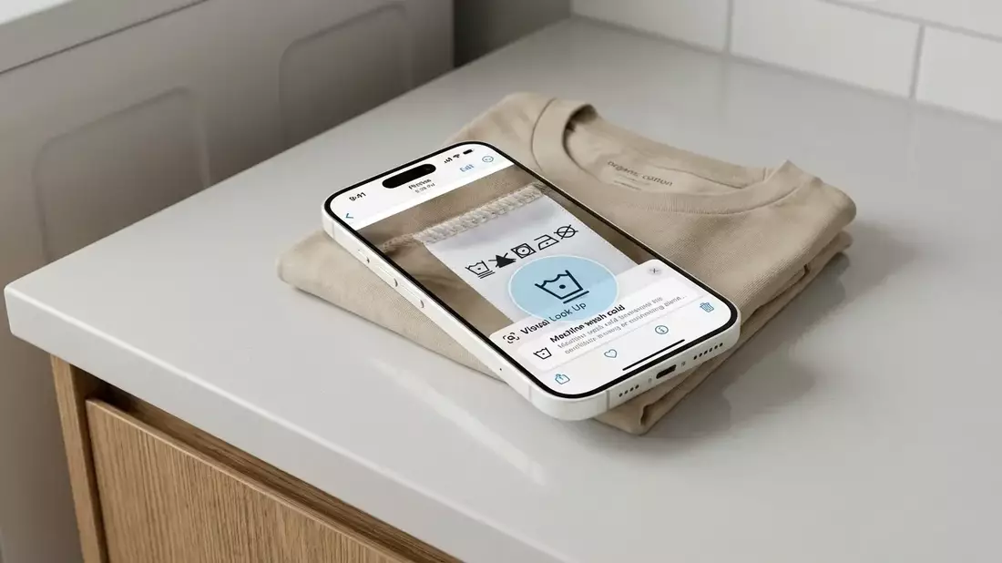 iPhone-Entschlüsselt: KI-App entziffert versteckte Wäsche-Symbole - Bild: über boerse-global.de