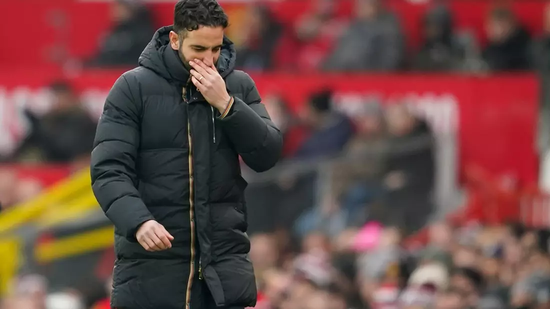 Ruben Amorim ist nicht länger Trainer von Manchester United. (Archivbild) - Bild: Dave Thompson/AP/dpa