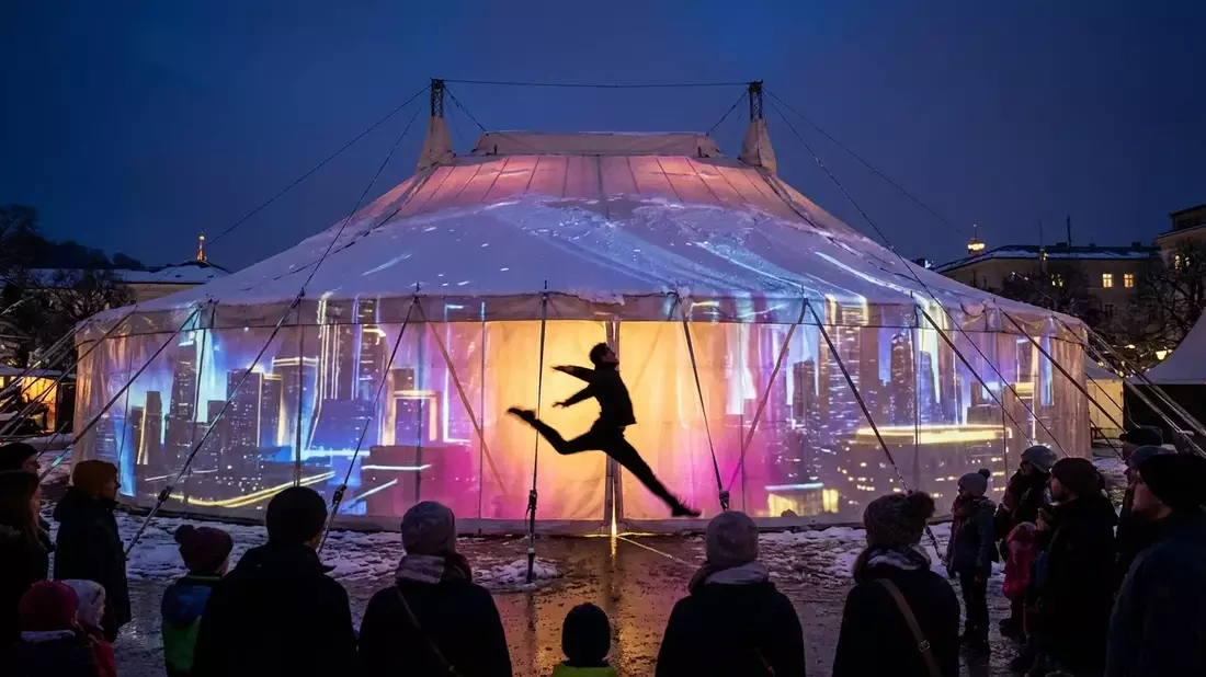 Cirque Éloize beendet Salzburger Winterfest mit spektakulärem Finale - Bild: über boerse-global.de