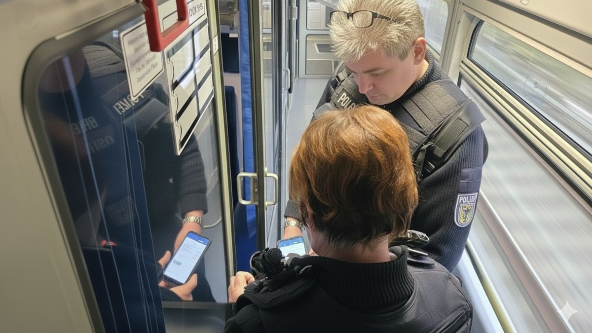 BPOLI LUD: Unerlaubt eingereiste Mauretanier in EuroCity kontrolliert - Zugfahrt endet in Sachsen - Foto: presseportal.de