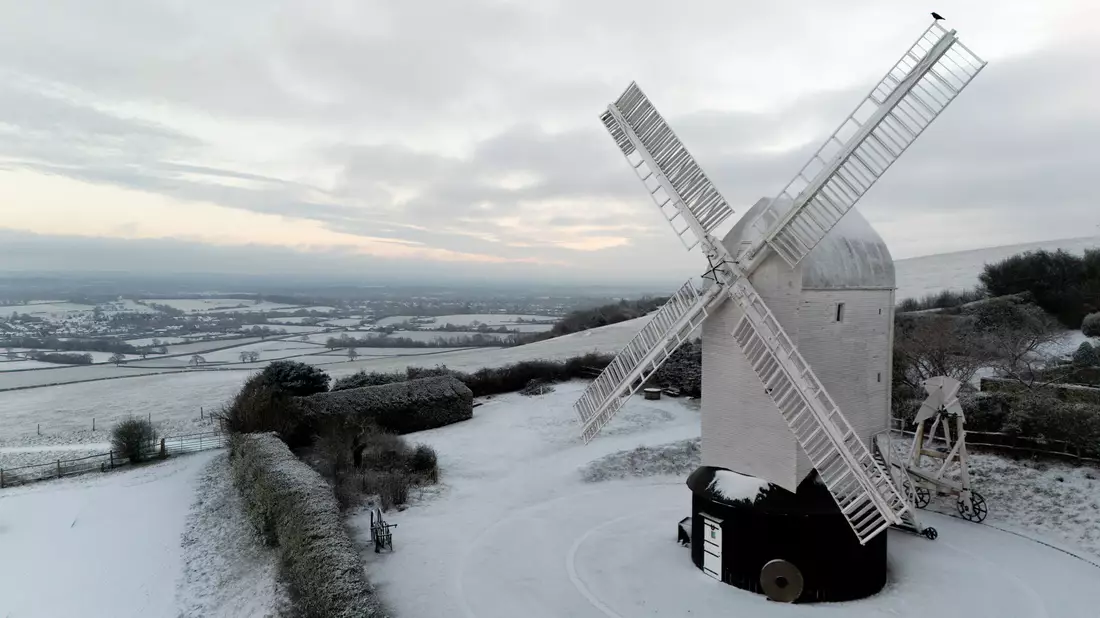Schnee und eisige Temperaturen in Europa. - Bild: Jamie Lashmar/PA Wire/dpa