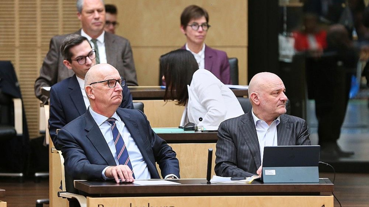 Dietmar Woidke und Robert Crumbach (Archiv) - Foto: via dts Nachrichtenagentur