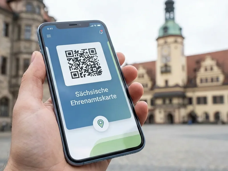 Sächsische Ehrenamtskarte startet als digitale App - Foto: über boerse-global.de