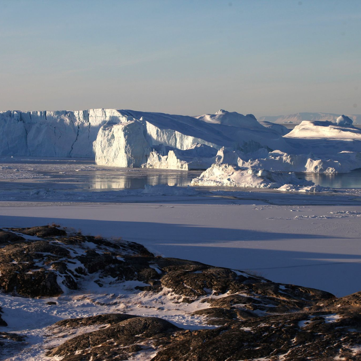 Eisberge in der Nähe des westgrönländischen Ortes Ilulissat. Trump erhebt erneut Besitzansprüche auf Grönland.  - Foto: Steffen Trumpf/dpa