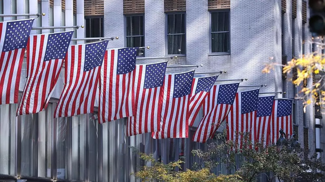 US-Fahnen (Archiv) - Bild: via dts Nachrichtenagentur