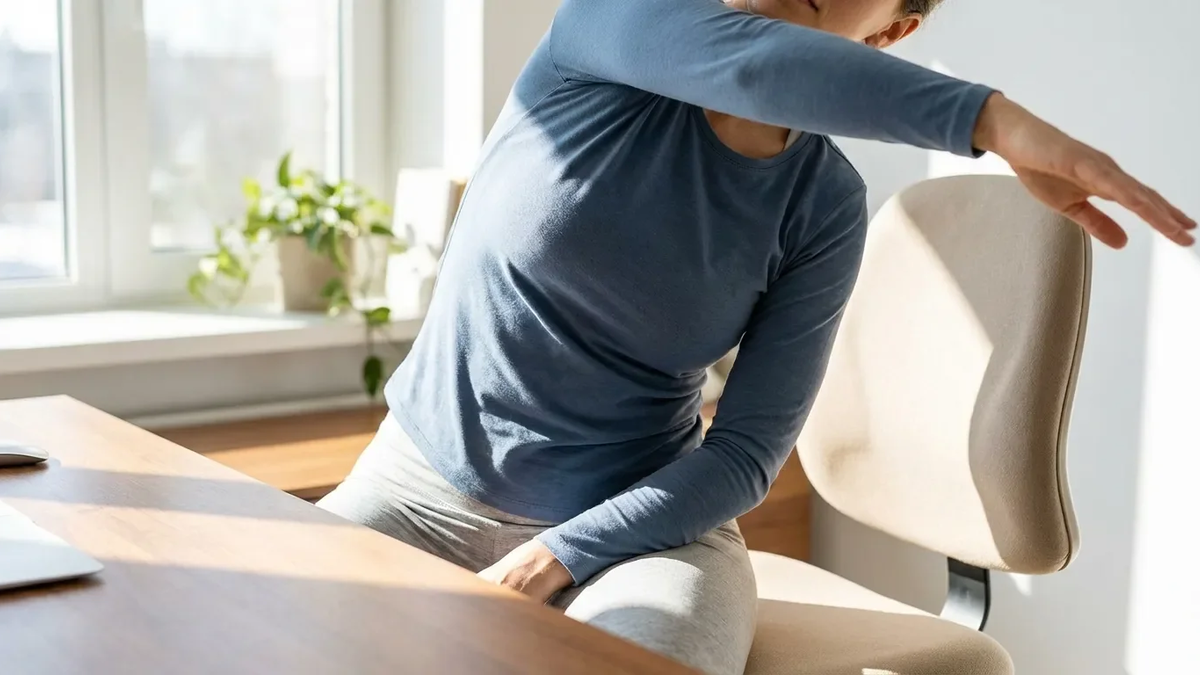 Fitness-Trend 2026: Seitliche Rumpfbeuge bekämpft Rückenschmerzen - Foto: über boerse-global.de