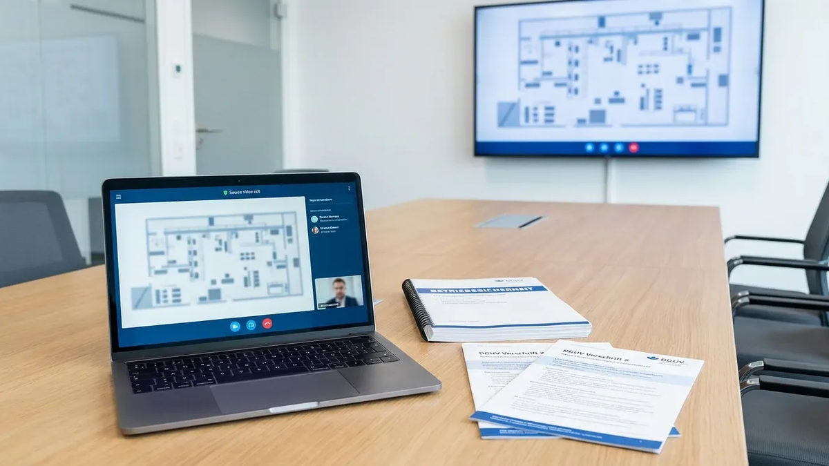 DGUV Vorschrift 2 erlaubt bis zu 50 Prozent digitale Sicherheitsberatung - Foto: über boerse-global.de