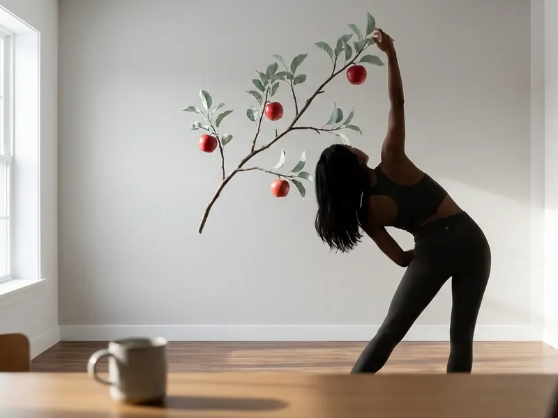 Fitness-Trend 2026: „Äpfel pflücken“ besiegt Rumpfverspannungen - Foto: über boerse-global.de