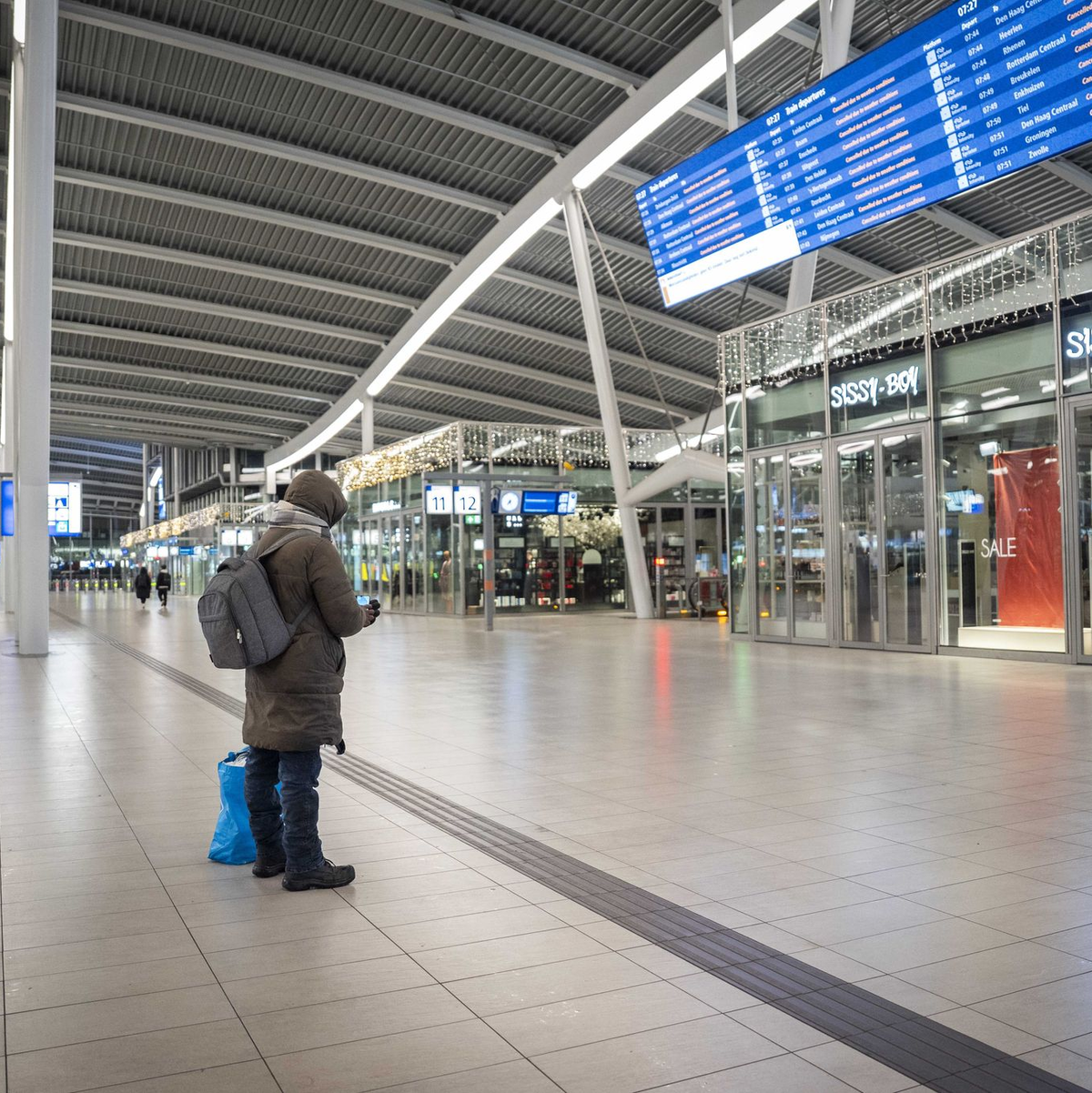 Auch am Hauptbahnhof Utrecht gibt es viele Zugausfälle.  - Foto: Jeroen Jumelet/ANP/dpa