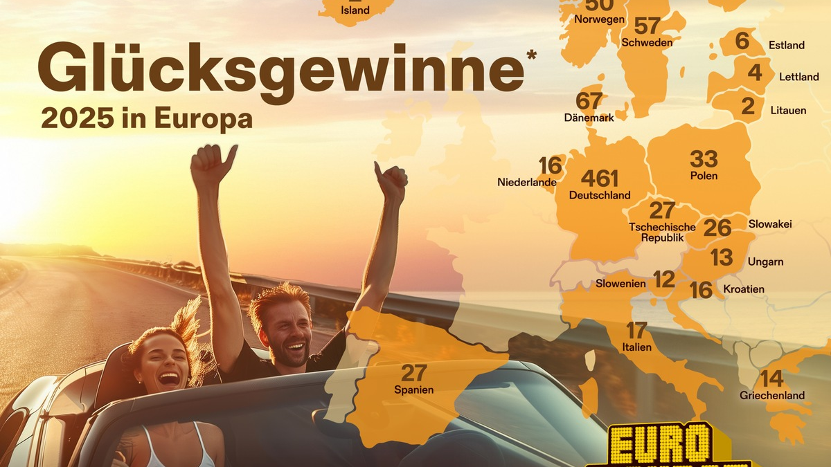 Eurojackpot macht Millionäre / Gewinnerbilanz 2025 - Foto: presseportal.de