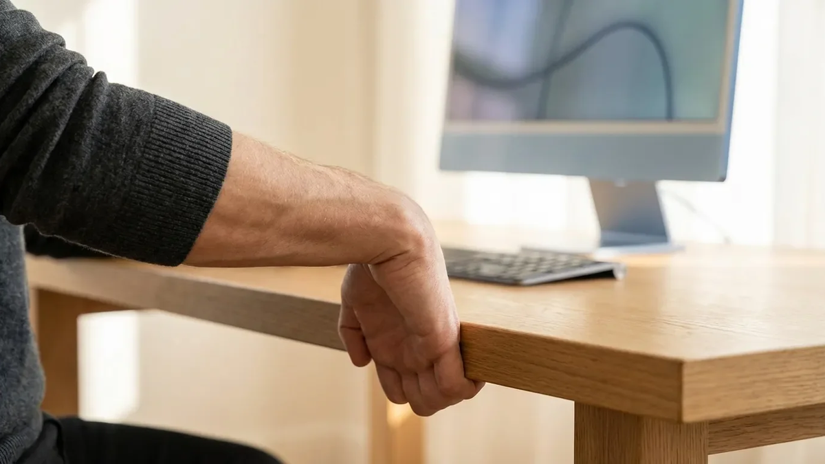 Mausarm: Tischkante wird zum Anti-RSI-Trainingsgerät - Foto: über boerse-global.de