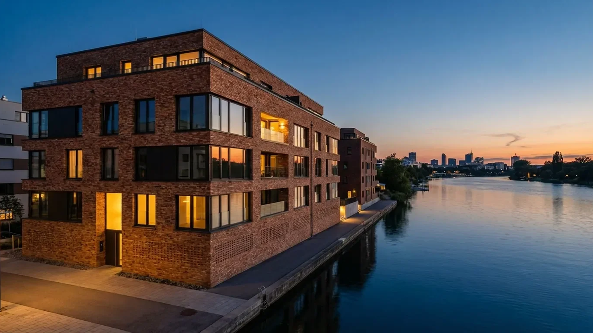 Glorit vermarktet Ziegelmassiv-Rarität an der Alten Donau - Foto: über boerse-global.de