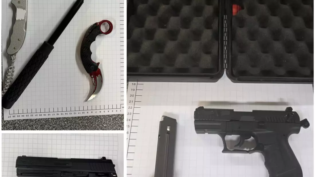 BPOL NRW: Bundespolizei beschlagnahmt Waffen und gefährliche Gegenstände in Gelsenkirchen und Bochum - Bild: presseportal.de