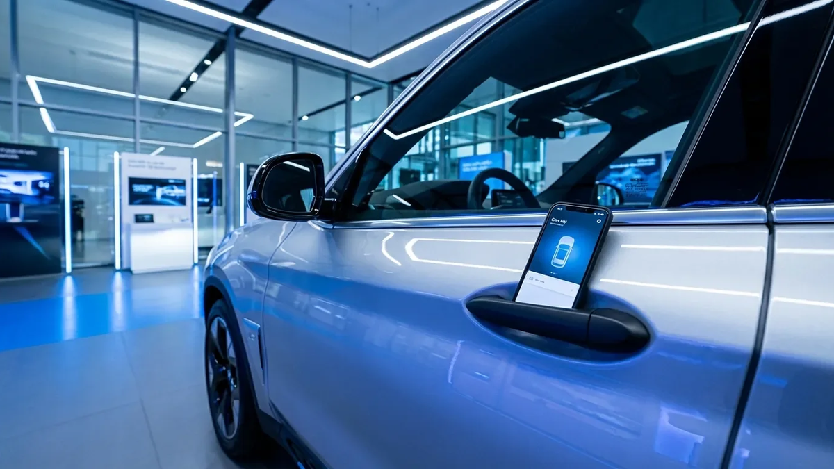 BMW iX3 macht Smartphone zum Autoschlüssel - Foto: über boerse-global.de