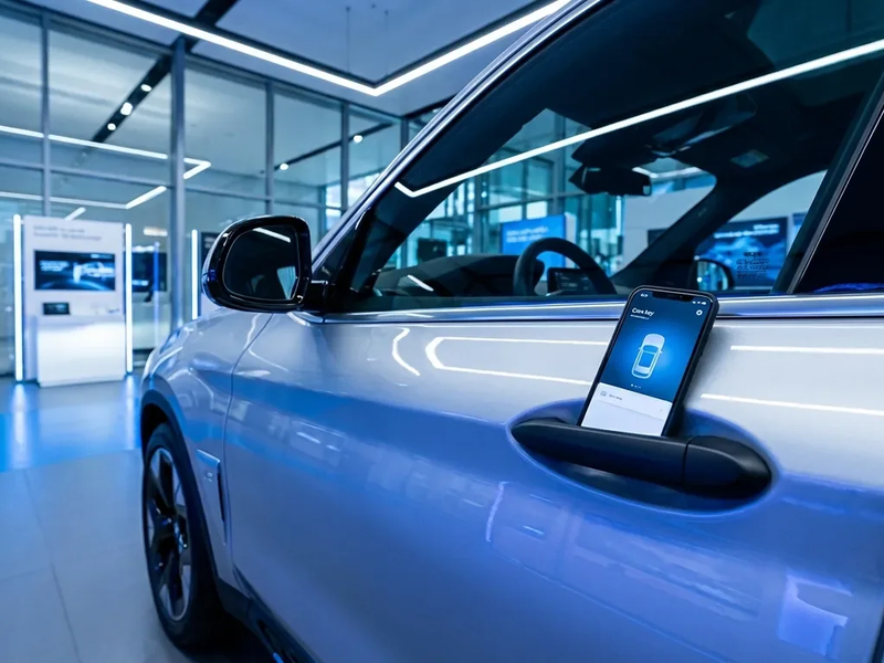 BMW iX3 macht Smartphone zum Autoschlüssel - Foto: über boerse-global.de