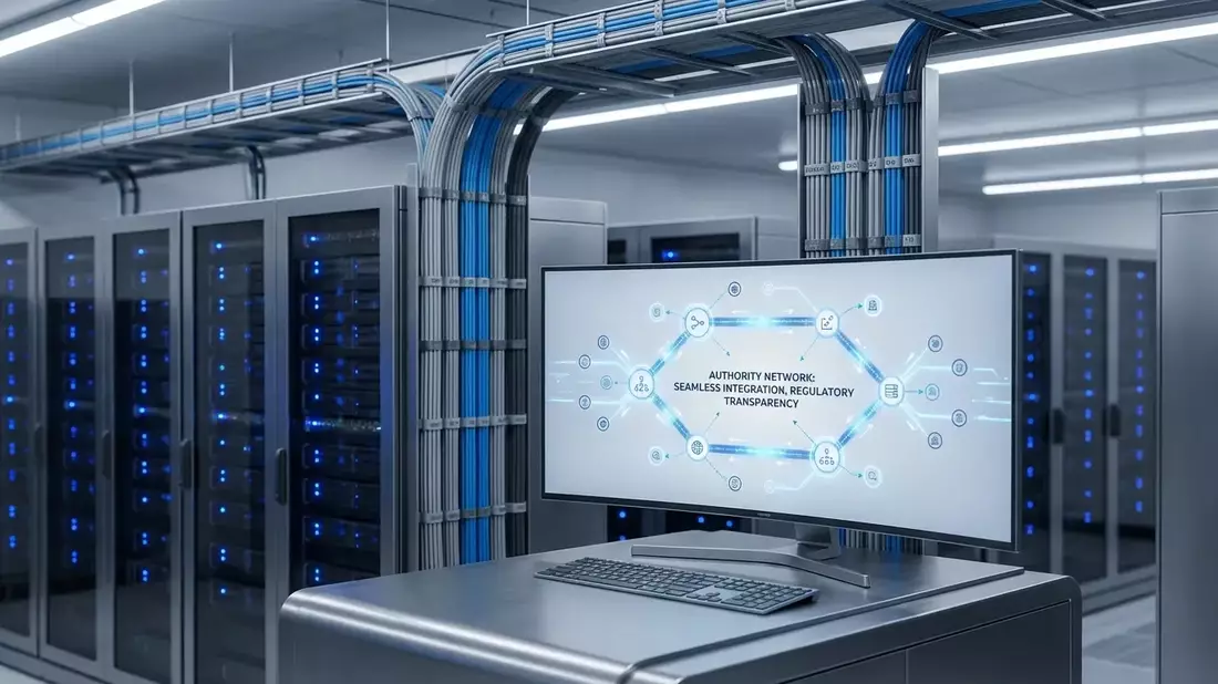 Deutschland startet digitalen Kontrollverbund für Betriebe Illustration mit AI erstellt übermittelt durch boerse-global.de