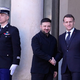 Der ukrainische Präsident Selenskyj hat mit Frankreichs Präsident Macron über eine Stärkung der Flugabwehr gesprochen. - Foto: Michel Euler/AP/dpa