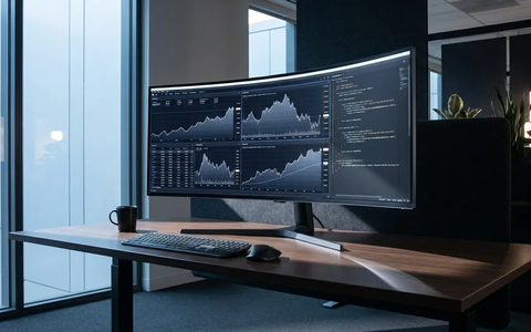Dell UltraSharp 52: Der 6K-Monitor, der den Schreibtisch revolutioniert - Foto: über boerse-global.de Dell UltraSharp 52: Der 6K-Monitor, der den Schreibtisch revolutioniert - Foto: über boerse-global.de