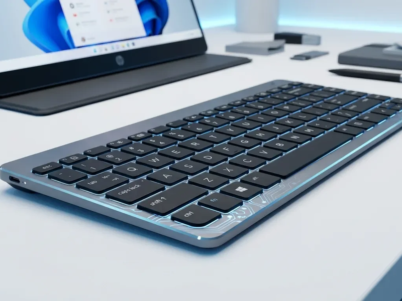 HP EliteBoard G1a: Der komplette Büro-PC steckt jetzt im Keyboard - Foto: über boerse-global.de