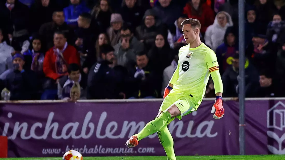 Marc-André ter Stegen verlässt den FC Barcelona. (Archivbild) - Bild: Rudy Garcia/AP/dpa