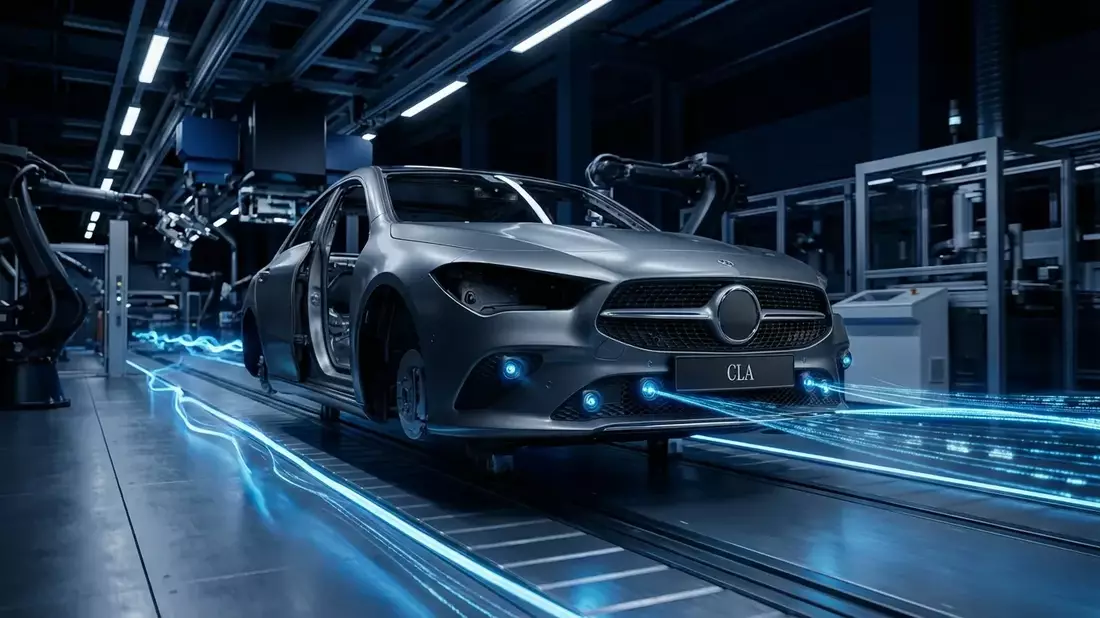 Mercedes CLA startet mit NVIDIAs denkender KI auf deutschen Straßen - Bild: über boerse-global.de