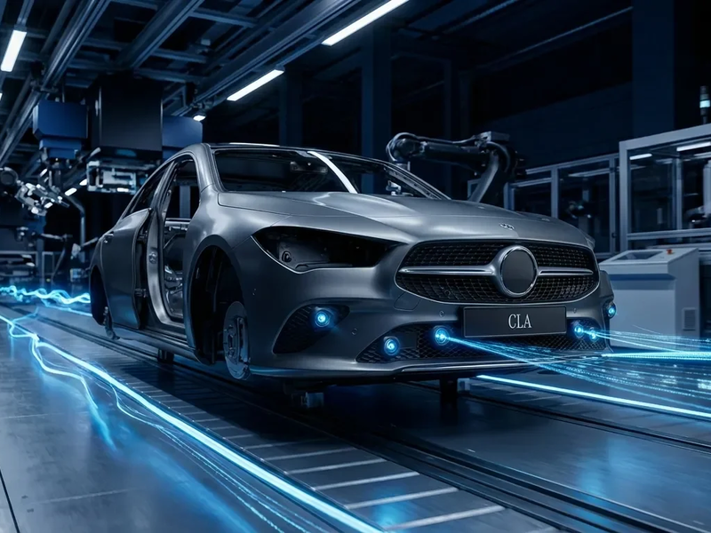 Mercedes CLA startet mit NVIDIAs denkender KI auf deutschen Straßen - Foto: über boerse-global.de