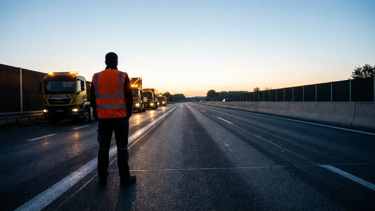 Autobahn-Mitarbeiter fordern sieben Prozent mehr Lohn - Foto: über boerse-global.de