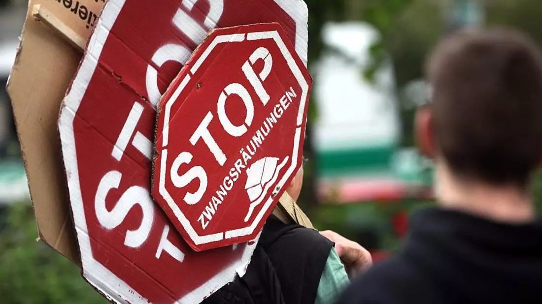 Protest gegen Zwangsräumungen (Archiv) - Bild: via dts Nachrichtenagentur