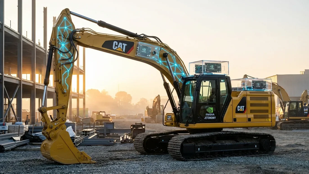 Caterpillar und Nvidia bringen KI auf die Baustelle - Foto: über boerse-global.de