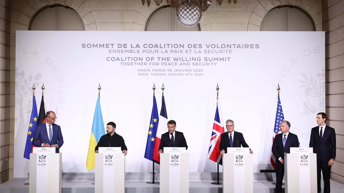Die westlichen Partnerländer wollen der Ukraine Sicherheitsgarantien geben. - Bild: Tom Nicholson/PA Wire/dpa