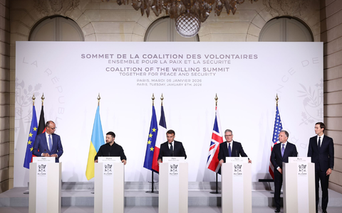 Die westlichen Partnerländer wollen der Ukraine Sicherheitsgarantien geben. - Foto: Tom Nicholson/PA Wire/dpa