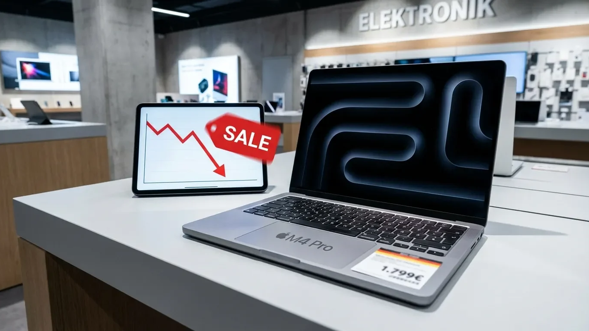 Apple MacBook Pro: M4-Modelle stürzen unter 2.000-Euro-Marke - Foto: über boerse-global.de