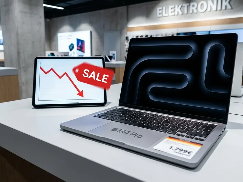 Apple MacBook Pro: M4-Modelle stürzen unter 2.000-Euro-Marke - Foto: über boerse-global.de