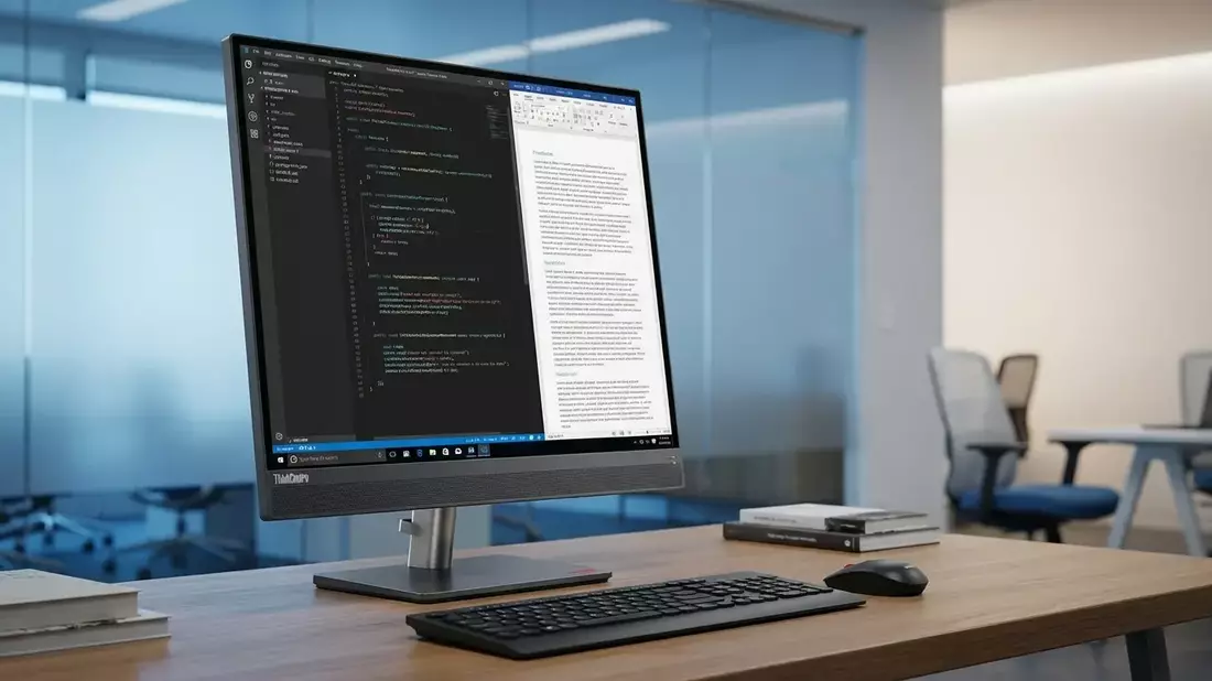 Lenovo ThinkCentre X AIO: Neuer All-in-One-PC setzt auf vertikalen Bildschirm - Bild: über boerse-global.de