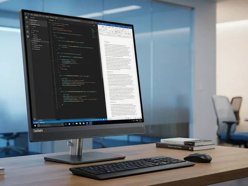Lenovo ThinkCentre X AIO: Neuer All-in-One-PC setzt auf vertikalen Bildschirm - Foto: über boerse-global.de