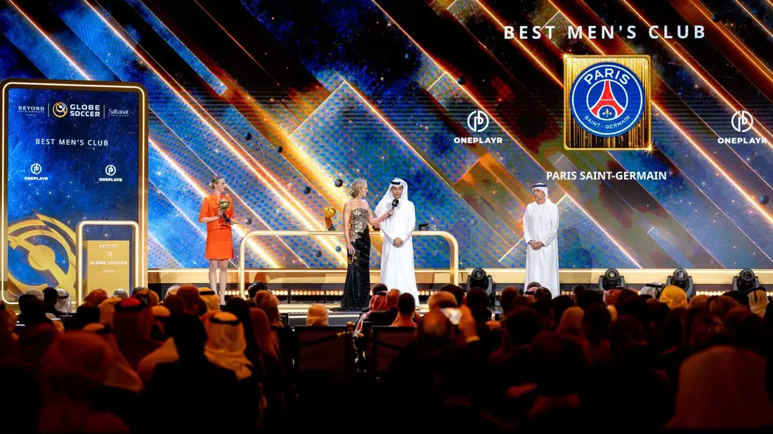 Wie ein Tech-Start-up aus Heilbronn plötzlich auf der größten Fußballbühne der Welt steht - OnePlayr bei den Globe Soccer Awards in Dubai - Bild: presseportal.de
