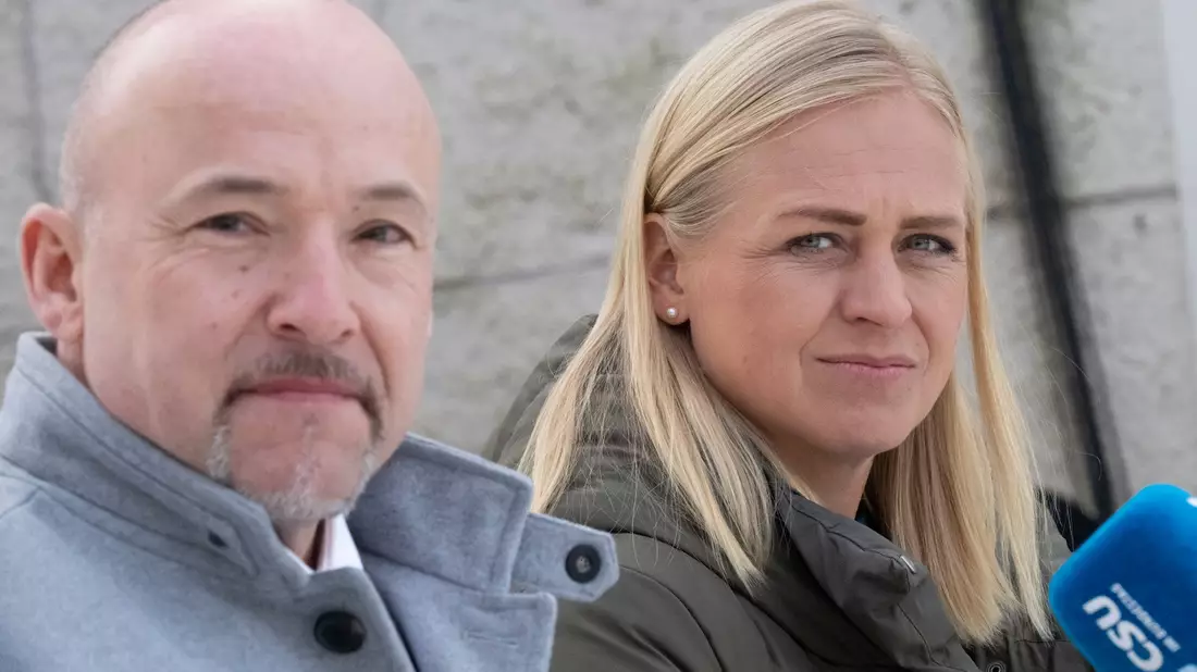 CSU-Landesgruppenchef Alexander Hoffmann - hier beim Treffen mit der finnischen Außenministerin Valtonen, ist strikt gegen jede Form von höheren Abgaben bei Erbschaften.  - Bild: Peter Kneffel/dpa
