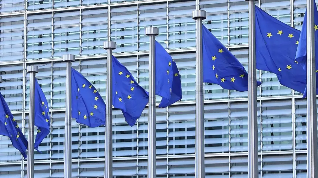 EU-Fahnen (Archiv) - Bild: via dts Nachrichtenagentur