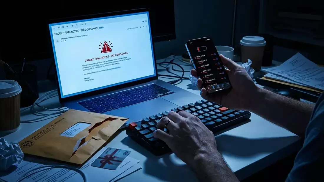 Cyberkriminelle starten mit neuem Betrugsjahr in 2026 - Bild: über boerse-global.de
