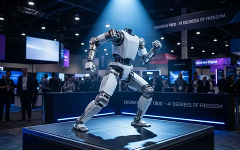 ENGINEAI T800: Roboter-Arnold erobert CES 2026 - Foto: über boerse-global.de