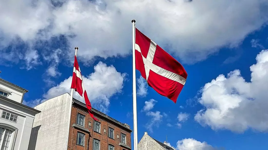 Dänemark Fahnen (Archiv) - Bild: via dts Nachrichtenagentur