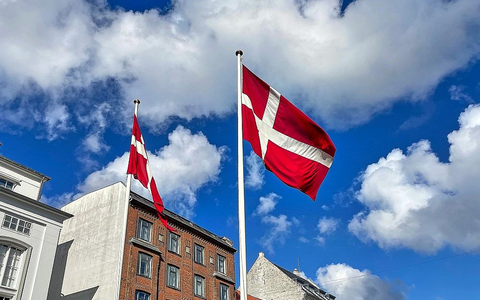 Dänemark Fahnen (Archiv) - Foto: via dts Nachrichtenagentur